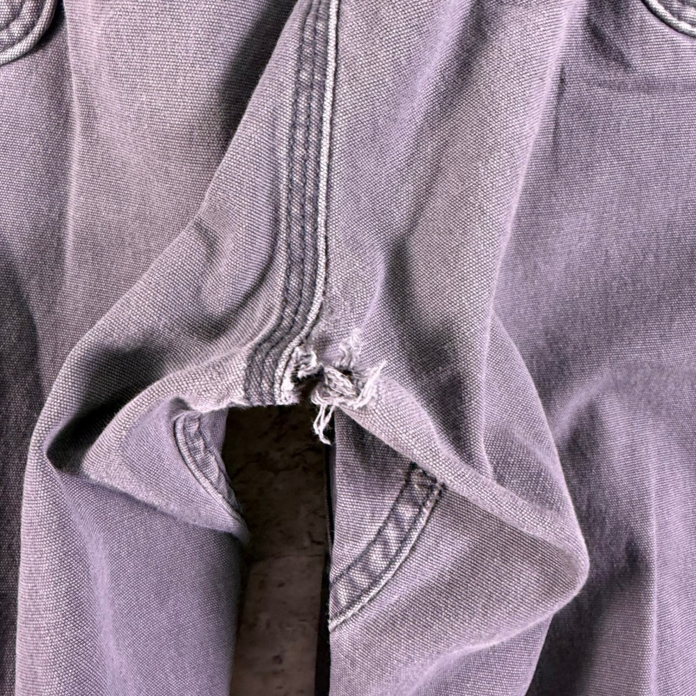 modern carhartt double knee pants washed mens 42x32 - Picture 5 of 9